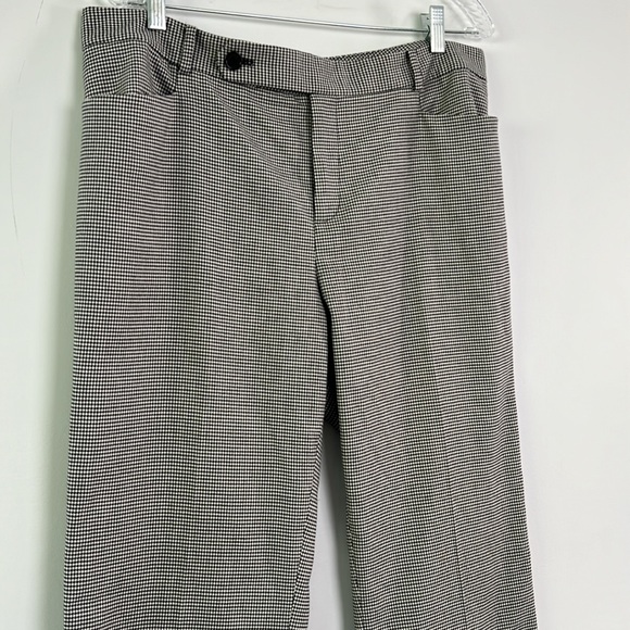Lauren Ralph Lauren| Black and White Houndstooth Pants sz 14p - Picture 2 of 8